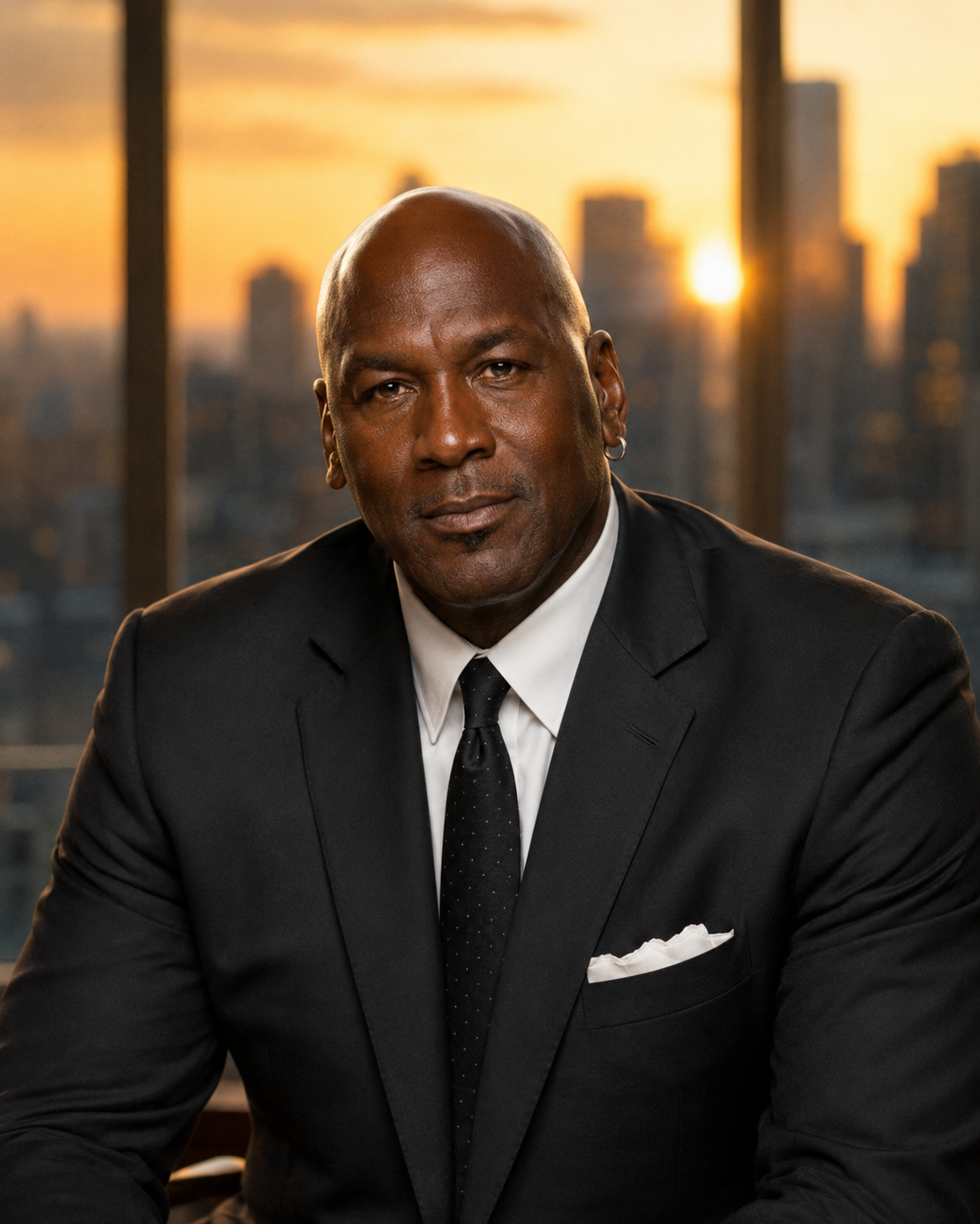 Portrait of Michael Jordan