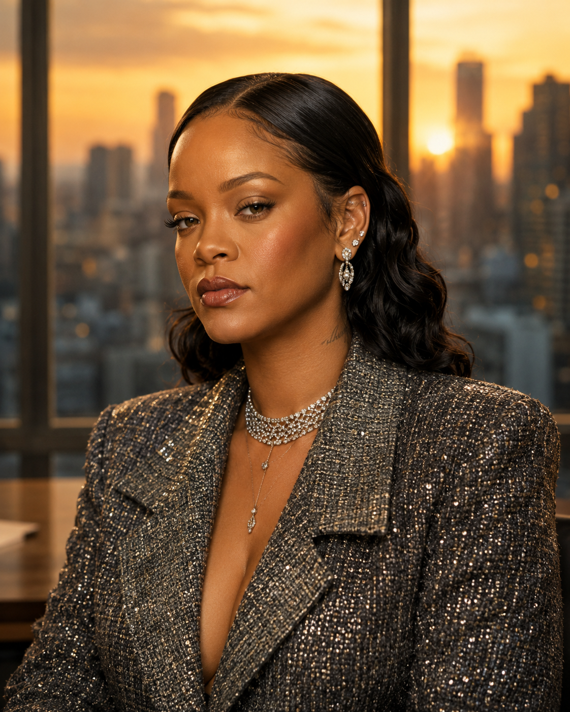 Portrait of Rihanna